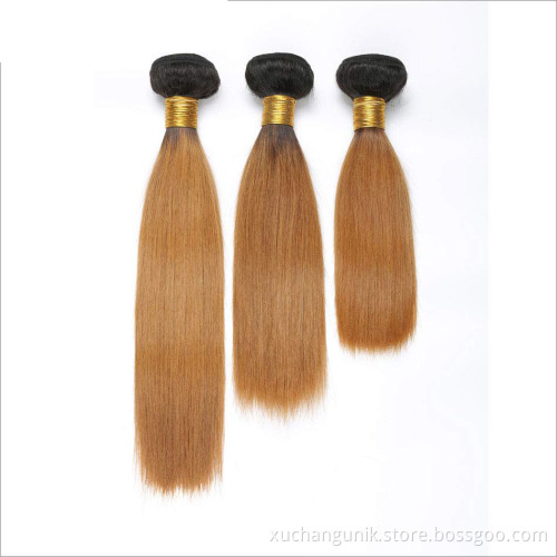 Uniky Indian Human Hair Silky Straight 99J Ombre Color Human Hair Bundles Virgin Remy Red Wine Human Weaving Extension